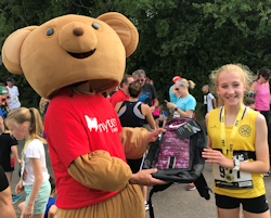 Junior Run winner Ellen Taylor Junior Run winner Ellen Taylor