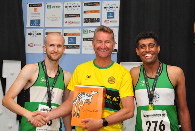 Men's team prizegiving