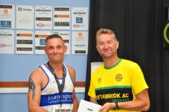 Kevin Latham collects his 1st MV45 prize