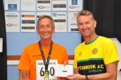 Christopher Gibson collects his 1st MV75 prize