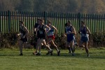 The leading group (ignoring the guy doing the 'hello mum' first mile).