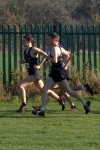 Paul Andrew and Nathan Holmes, to the fore from the start.